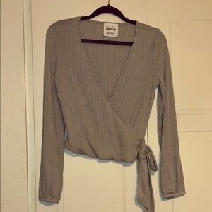 Sadie & Sage Lavender Wrap Top